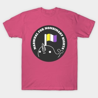 Narwhal For Nonbinary Rights T-Shirt